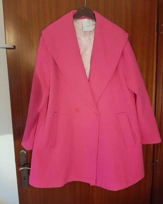cappottino da donna fucsia taglia M