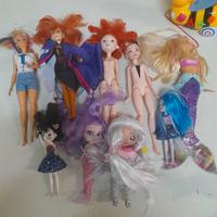 bambole miste con Barbie