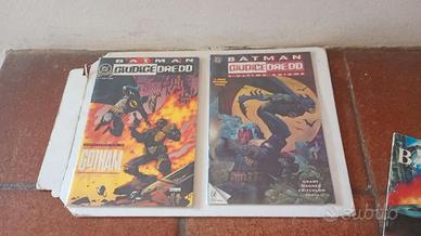 BATMAN GIUDICE DREDD 2 volumi + BATMAN IL RITORNO
