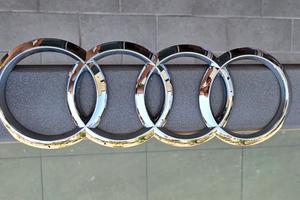 Emblema Audi Logo Anelli Fronte Retro