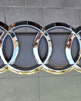 Emblema Audi Logo Anelli Fronte Retro