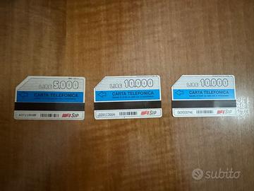 Schede telefoniche rare