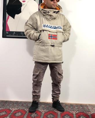 1990 Napapijri anorak Skidoo 1a versione big logo
