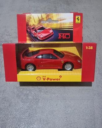 Modellino Ferrari F40 Shell V-Power  1:38