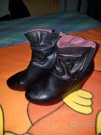 Stivaletto donna in vera pelle n.38