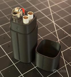 astuccio porta sigarette/ tabacco e accendino 3D