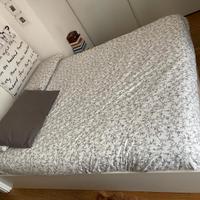 letto matrimoniale ikea a cassettone con doghe  