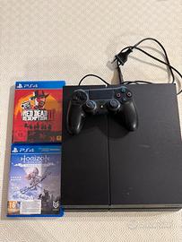 Ps4 500 GB+ controller+ 2 giochi multilingua