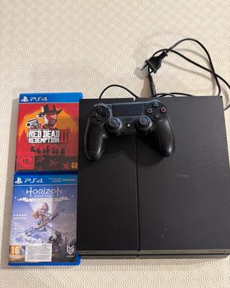Ps4 500 GB+ controller+ 2 giochi multilingua