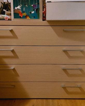 Cassettiera 4 cassetti