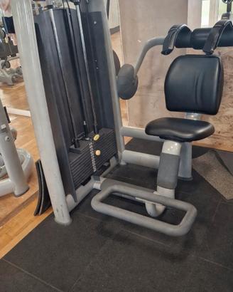 Addominal machine selection technogym