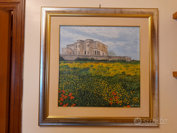 Quadro 72x62 cm su tela Cascina Don Cataldo