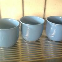 Stock 3 Vasi in ceramica blu W. Germany