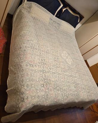 Coperta bianca in cotone