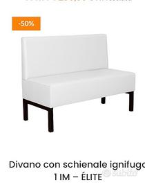 Divano con schienale
