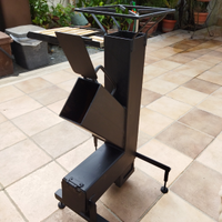 Cucina Rocket Stove a legna da campo/giardino