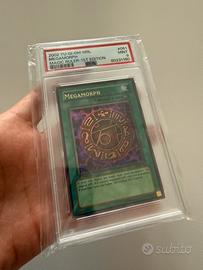 Yugioh! 2002 Megamorph MRL-061 PSA 9 First Edition