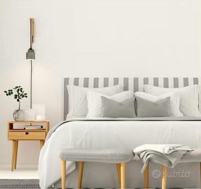 Letto completo con materasso, base, e testiera di