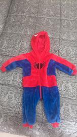 tuta spiderman 