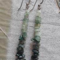 Orecchini in argento e pietre