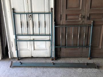 Letto singolo '900 in ferro lavorato 100