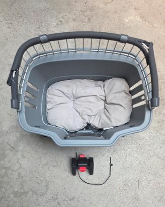 Trasportino cane gatto x bici 