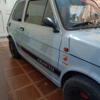 fiat 126 silver replica abarth