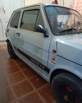 fiat 126 silver replica abarth