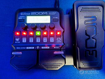 Zoom g1x four multi effetto chitarra elettrica