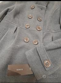 cappotto grigio marca Blumoon nuovo taglia L 