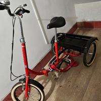 Bicicletta tre ruote taglia piccola