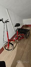 Bicicletta tre ruote taglia piccola