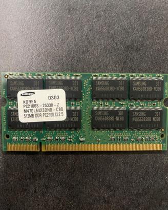 Ram pc2100s 512mb