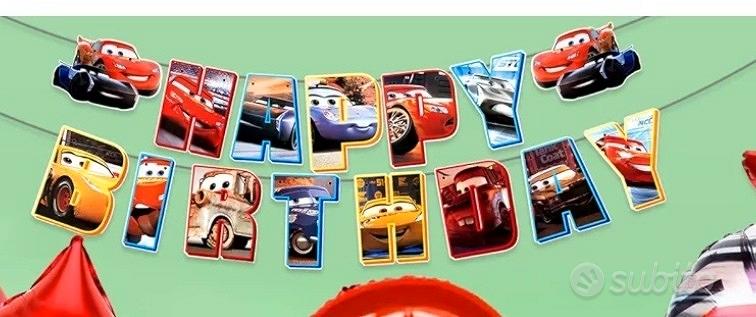 telo sfondo tema cars per festa compleanno bambino - Tutto per i bambini In  vendita a Vicenza