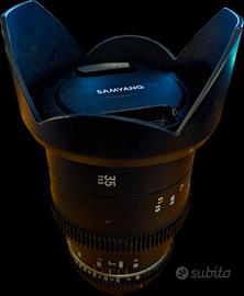 Samyang MF 35 mm T1.5 VDSLR Canon EF