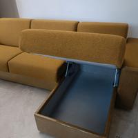 Divano letto con chaise longue