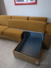 Divano letto con chaise longue