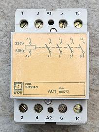Contattore modulare AVE 53344 40A 220V 3P