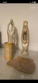 Accessori e sculture in pietra saponaria