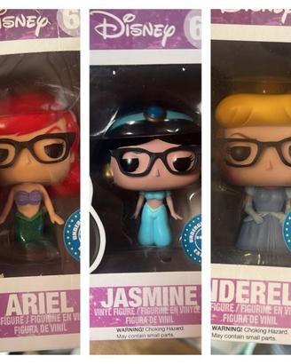 Funko Pop - principesse Disney occhiali