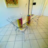 Tavolo Roche Bobois con seggiole