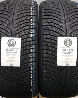 2 GOMME 265 40 22 MICHELIN A64578
