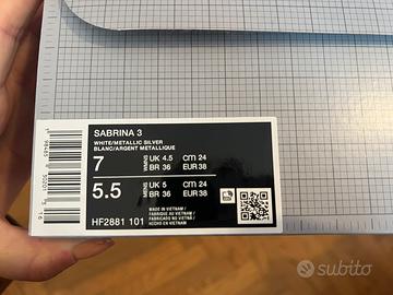 Nike Sabrina 3 taglia 38 (24 cm)