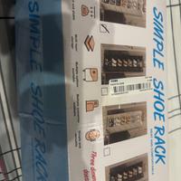 Scarpiera in stoffa lavabile 7 ripiani