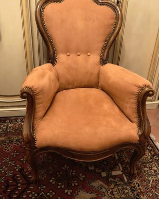 poltrona stile Luigi Filippo