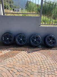 Set Cerchi originali BMW 17” neri + Gomme antineve