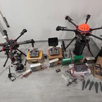 2 droni DJI S900 trattamento piralide trichogramma