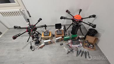 2 droni DJI S900 trattamento piralide trichogramma