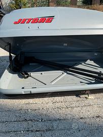 Box tetto Jetbag + barre portapacchi completo