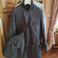 Cappotto in pelle agnello